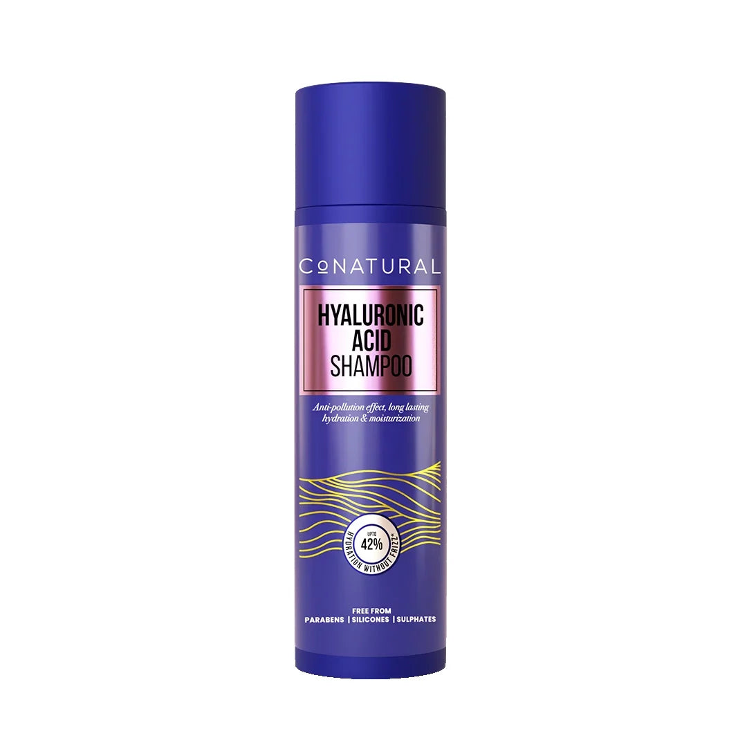 CoNatural Hyaluronic Acid Shampoo, For Hydration, Anti-Frizz, Anti-Pollution & Natural Volume, 250ml
