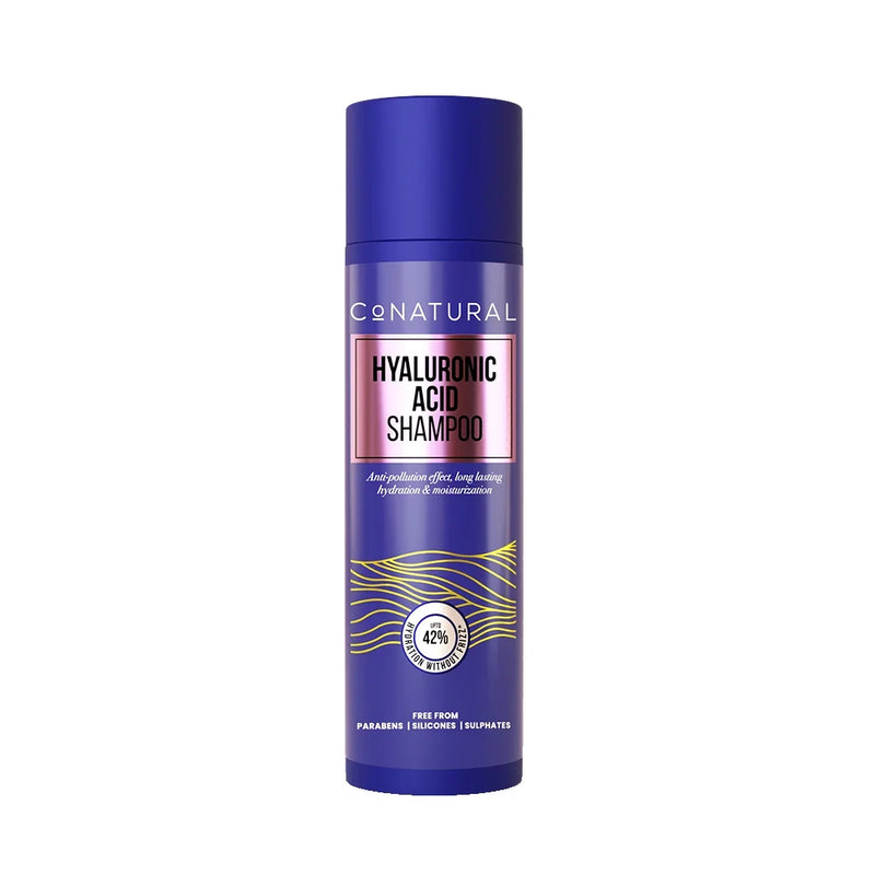 CoNatural Hyaluronic Acid Shampoo, For Hydration, Anti-Frizz, Anti-Pollution & Natural Volume, 250ml
