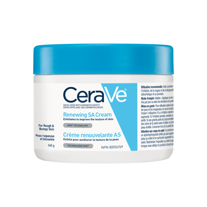 CeraVe Renewing SA Cream for Rough & Bumpy Skin 340g