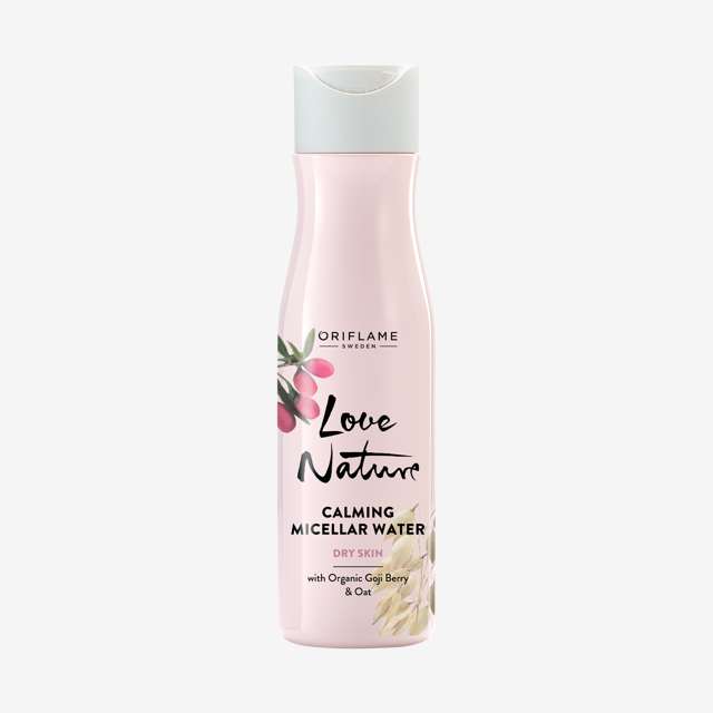 Oriflame Love Nature Calming Micellar Water with Organic Goji Berry and Oat (150ml)