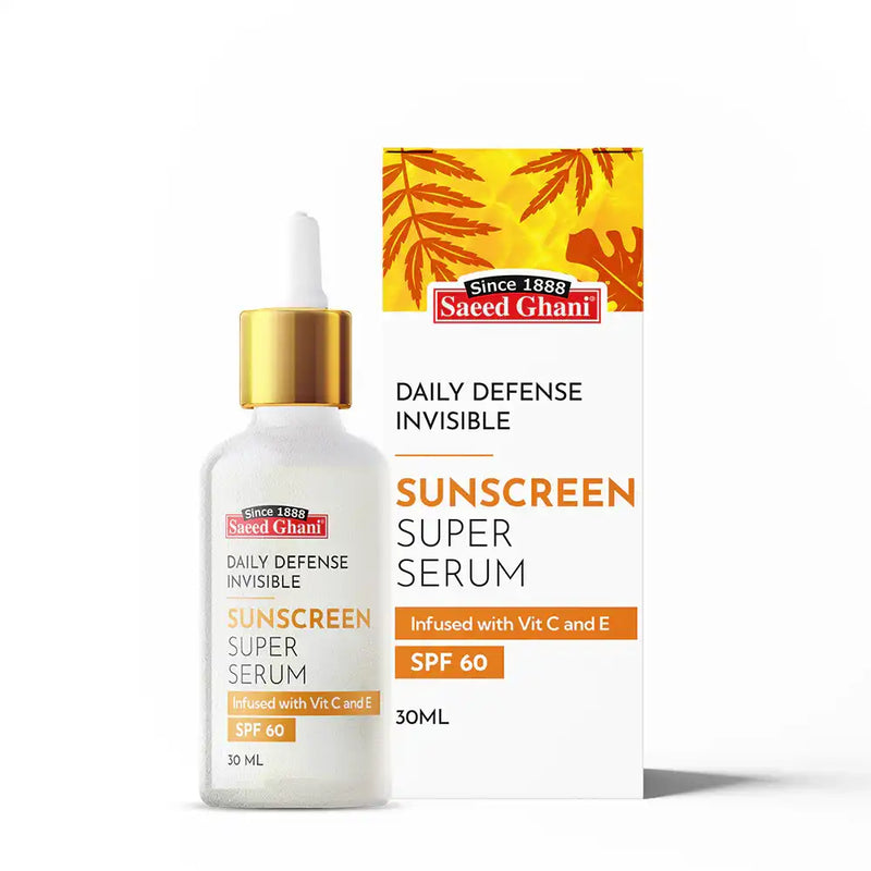 Saeed Ghani Daily Defense Invisible Sunscreen Super Serum SPF 60 30 ML