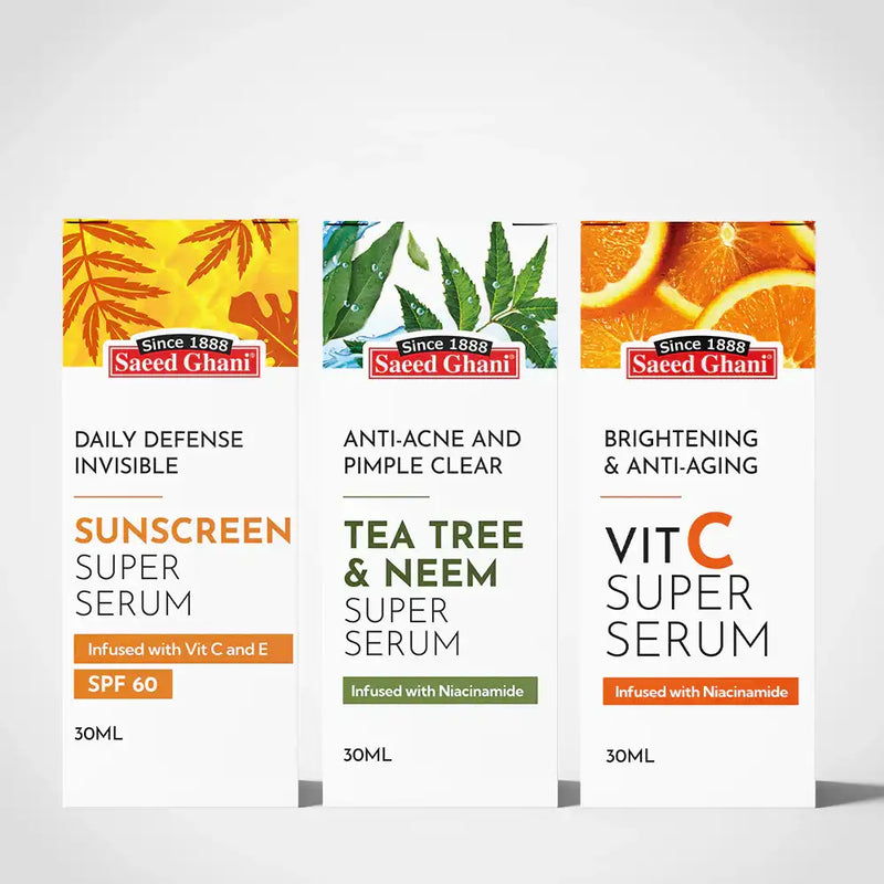 Saeed Ghani Bundle of 3 Super Serums