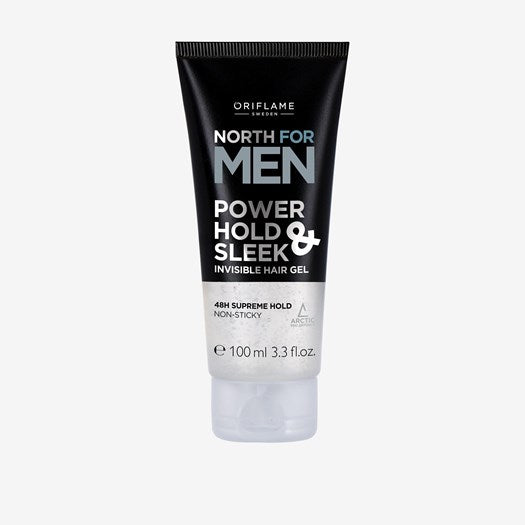 Oriflame North For Men Power Hold Sleek Invisible Hair Gel 100 ML