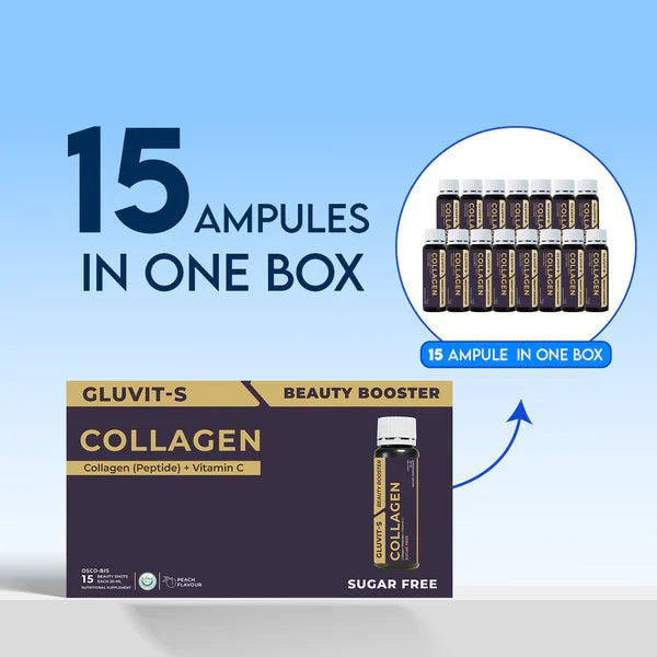 Gluvit-S Collagen 15 Oral Shots Beauty Booster