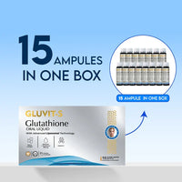 Gluvit-S Glutathione Oral Liquid 15 Oral Shots 