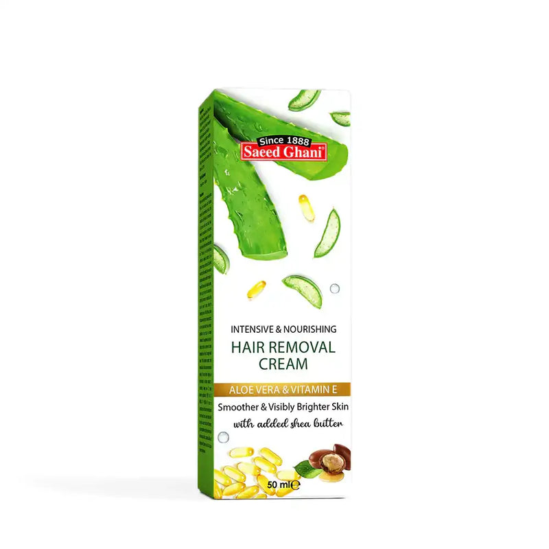 Saeed Ghani Hair Removal Cream With Aloe Vera & Vitamin E 50 ML