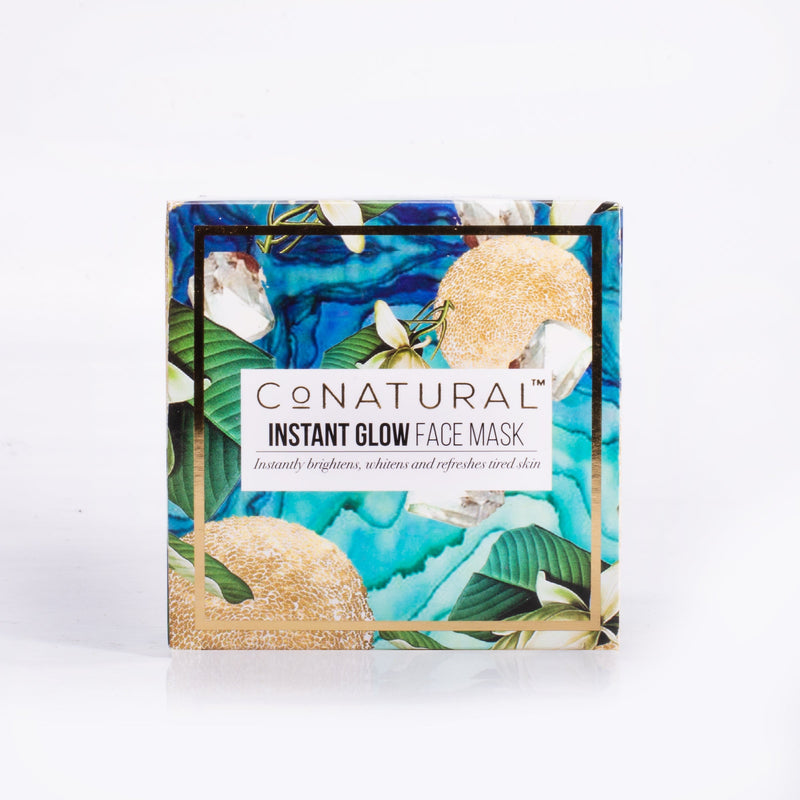 CoNatural Instant Glow Face Mask With Radiance Oil, Paraben/SLS Free, For All Skin Types, 100g
