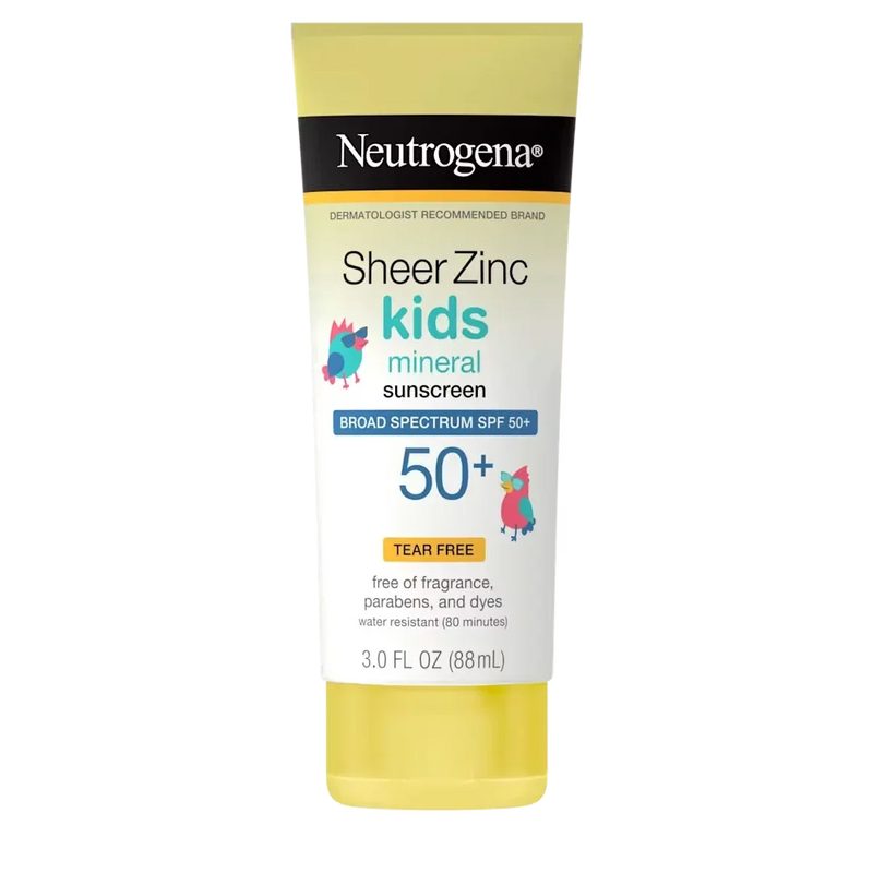 Neutrogena Sheer Zinc Kids Mineral Sunscreen SPF 50+ 88ml