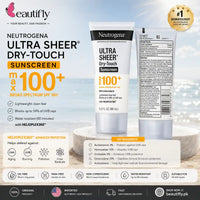 Neutrogena Ultra Sheer Dry Touch Sunscreen Max SPF 100+ 88ml