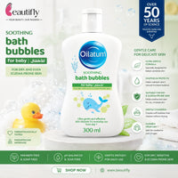 Oilatum Baby Soothing Bath Bubbles for Dry Eczema Prone Skin 300 ml