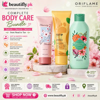Oriflame Complete Body Care Bundle | Blooming Blossom Hand Cream + Feet Up Melon & Mint Foot Cream + Springtime Stroll Shower Gel