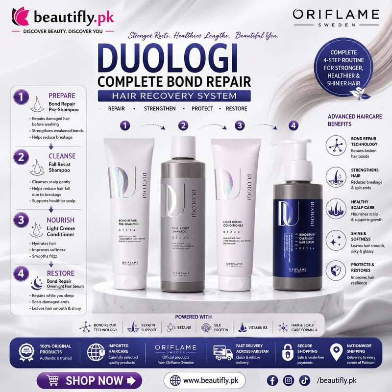 Oriflame DUOLOGI Complete Bond Repair Hair Recovery Bundle