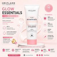 Oriflame Glow Essentials Face Cream with Vitamins E & B3 SPF 10 50 ml