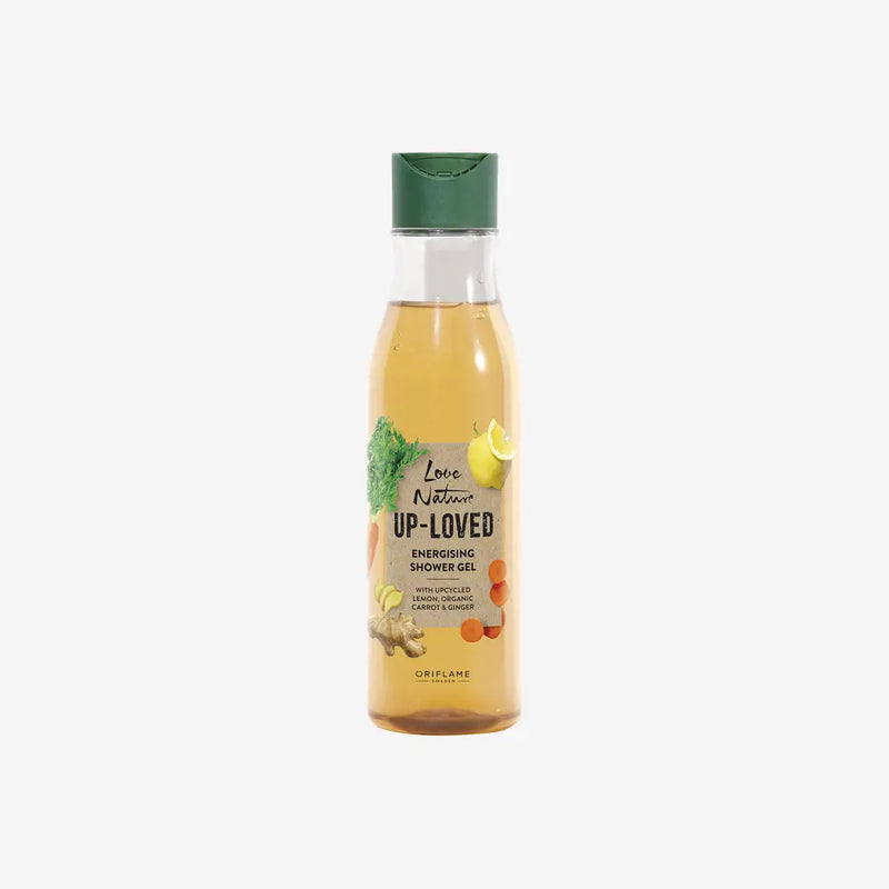 Oriflame Love Nature Up-Loved Energising Shower Gel with Upcycled Lemon Organic Carrot Ginger