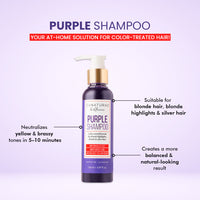 CoNatural Brilliance Purple Shampoo For Blonde & Silver Hair 150ml