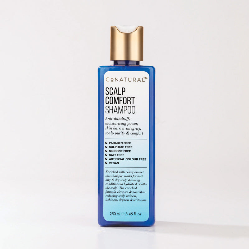 CoNatural Scalp Comfort Anti-Dandruff Shampoo, For Dryness & Irritation, 250ml
