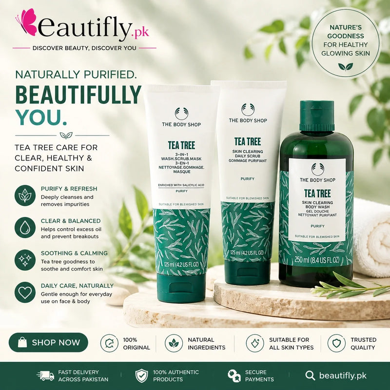 The Body Shop Tea Tree Purifying Skin Bundle