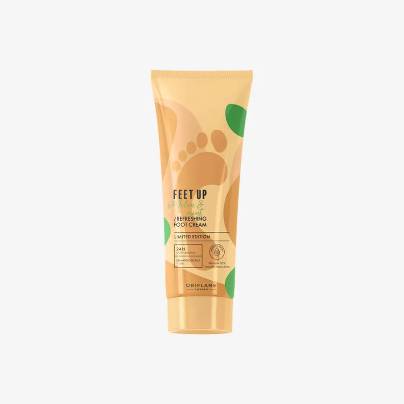 Oriflame Feet Up Melon & Mint Refreshing Foot Cream Limited Addition 75 ML