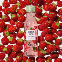 Oriflame Love Nature Simple Joys Shower Gel with Organic Strawberry 250ML