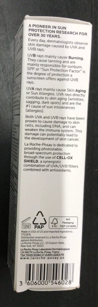 La Roche-Posay SPF30 Anthelios HA Mineral Moisturizing Cream DAMAG BOX 12/25+(C2